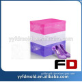 Clear transparent plastic box plastic pvc box injection mould for shoe